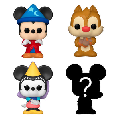 Imagen 2 de Blister 4 Figuras Bitty Pop Disney Sorcerer Mickey