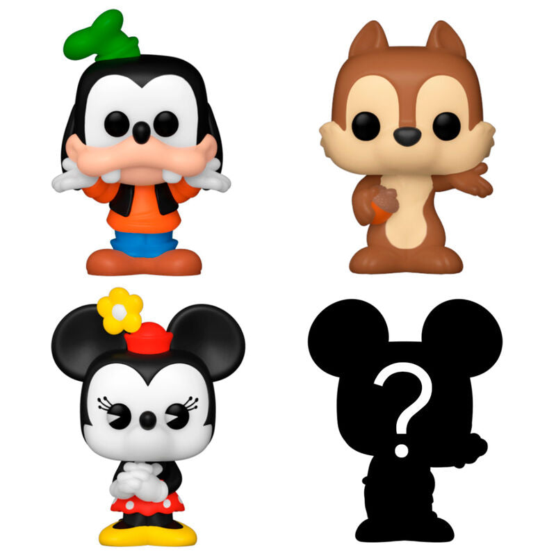 Imagen 2 de Blister 4 Figuras Bitty Pop Disney Goofy