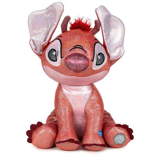 Imagen de Peluche Leroy Stitch Glitter 100Th Anniversary Disney 28Cm parte de nuestra colección en Espadas y más, sitio oficial.