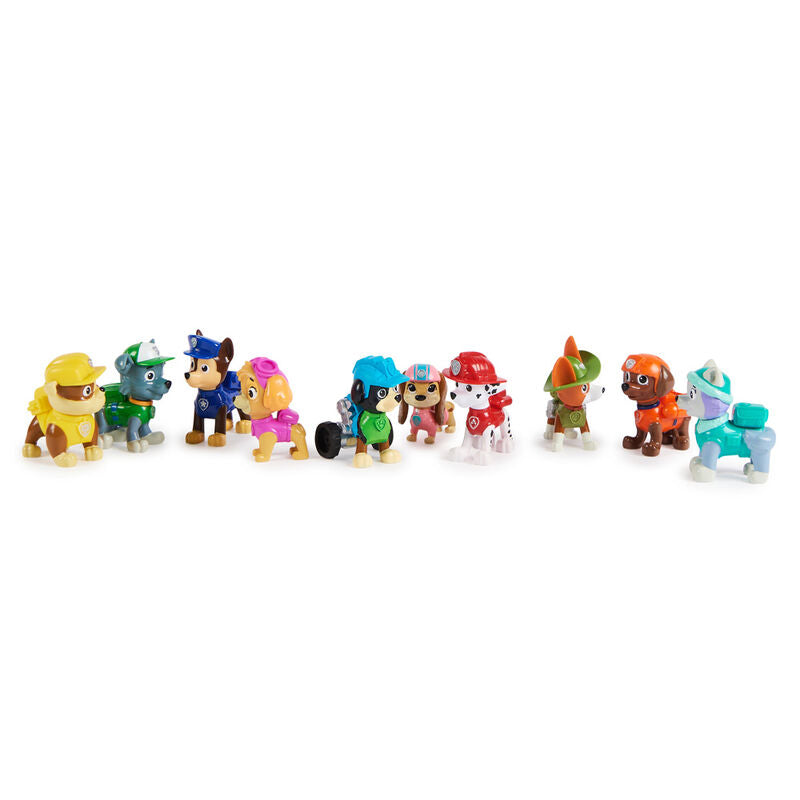 Imagen 3 de Blister 10 Figuras Patrulla Canina Paw Patrol