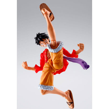 Imagen de Figura Sh Figuarts Monkey D Luffy Raid Of Onigashima One Piece 14,5Cm parte de nuestra colección en Espadas y más, sitio oficial.