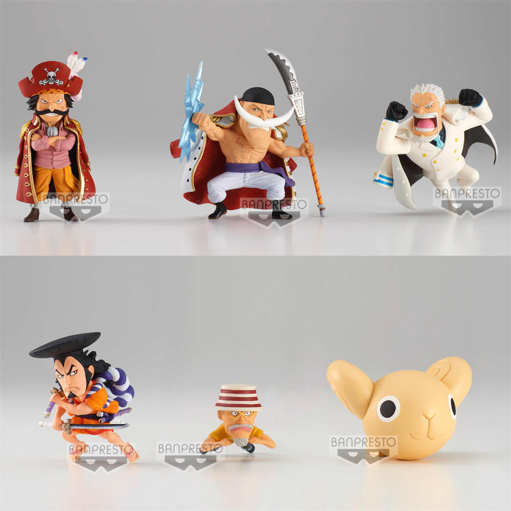 Imagen 5 de Pack 12 Figuras World Collectable Landscapes Vol.10 The Great Pirates 100 One Piece 7Cm Surtido