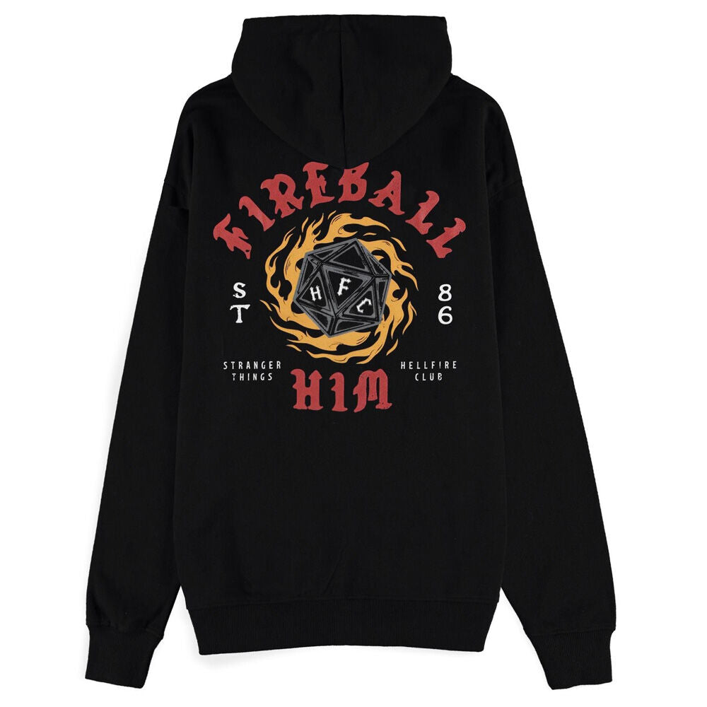 Imagen 2 - Sudadera Capucha Fireball Stranger Things