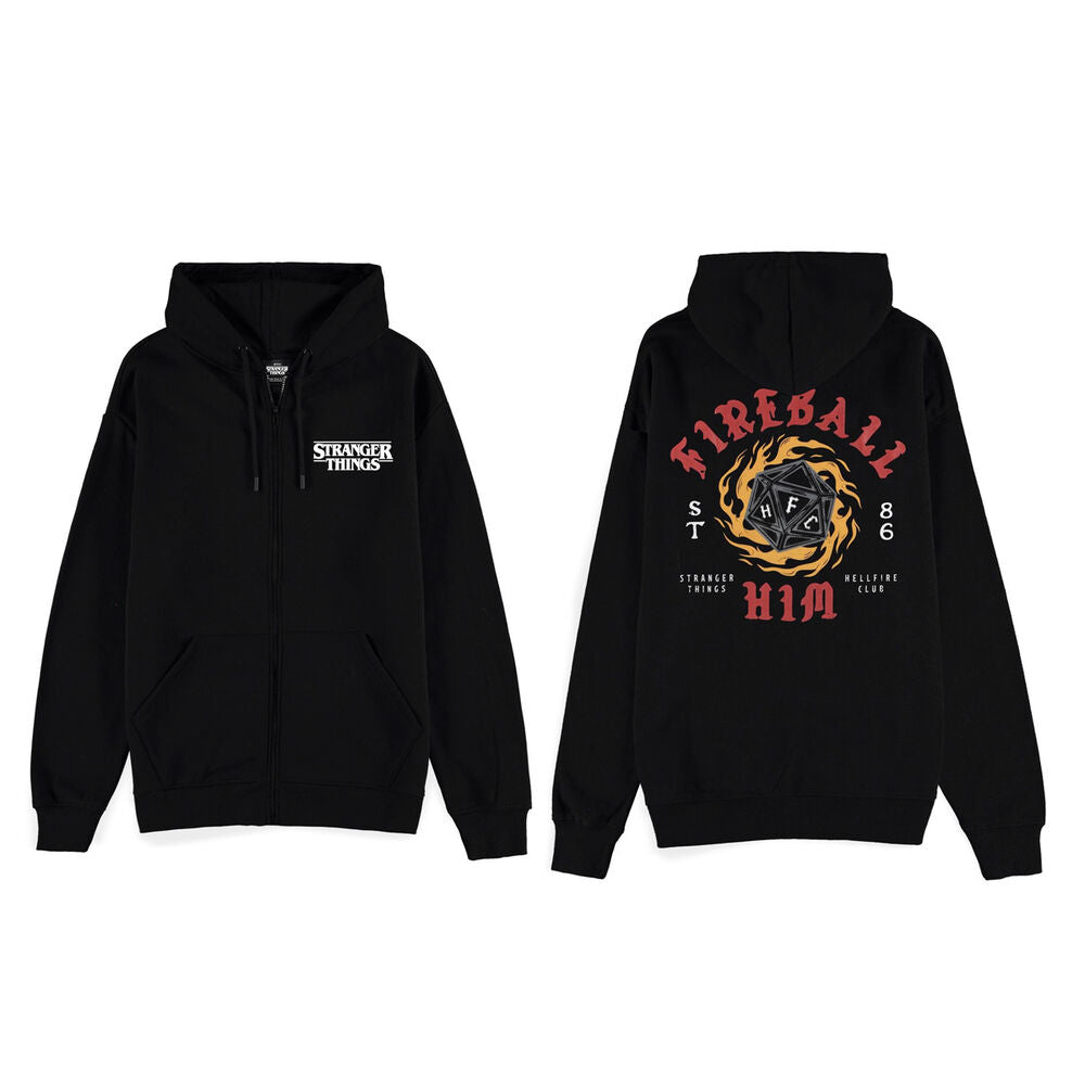 Imagen 3 - Sudadera Capucha Fireball Stranger Things