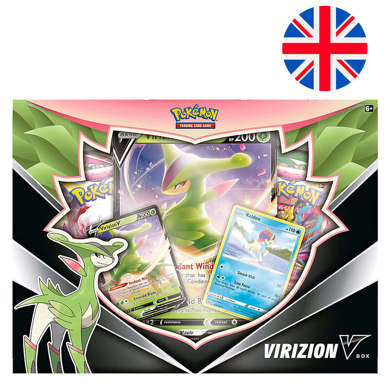 Imagen 1 de Blister Juego Cartas Coleccinables Virizion Vstar Pokemon Ingles