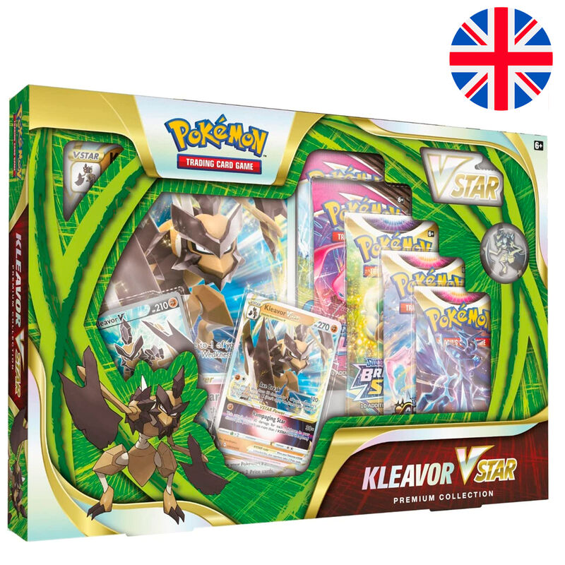 Imagen 1 - Blister Juego Cartas Coleccinables Kleavor Vstar Pokemon Ingles