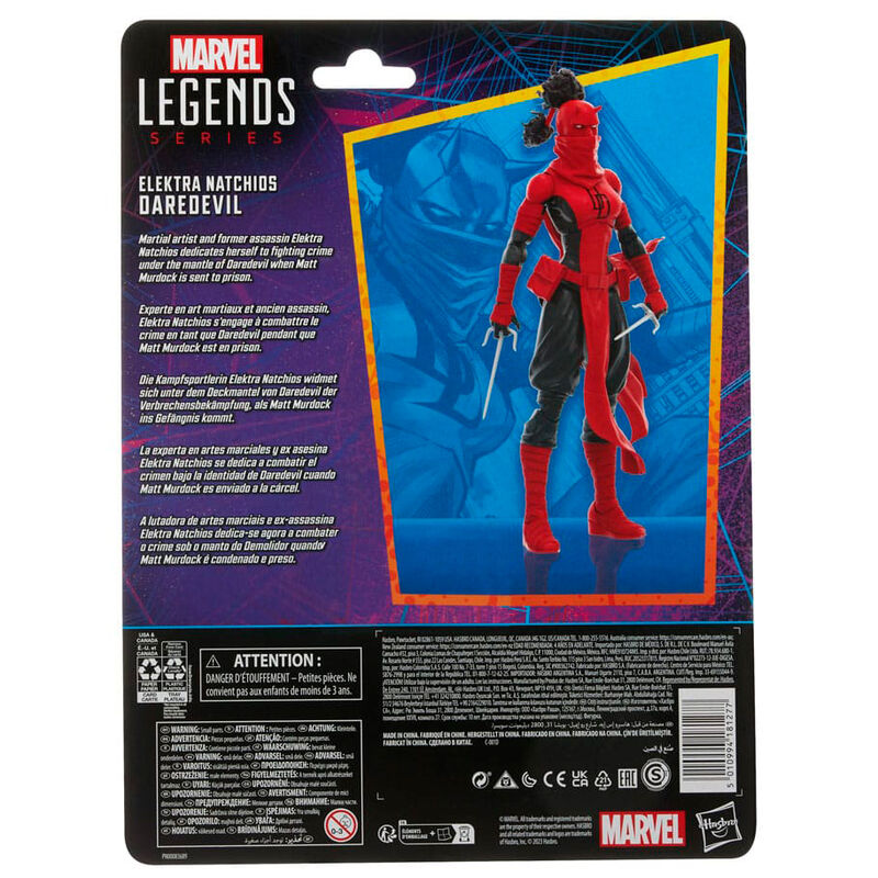 Imagen 5 de Figura Elektra Natchios Daredevil Spiderman Marvel 15Cm