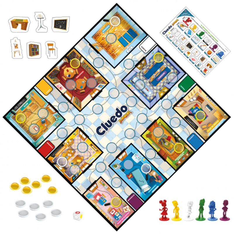 Imagen de Juego Mesa Cluedo Junior parte de nuestra colección en Espadas y más, sitio oficial.