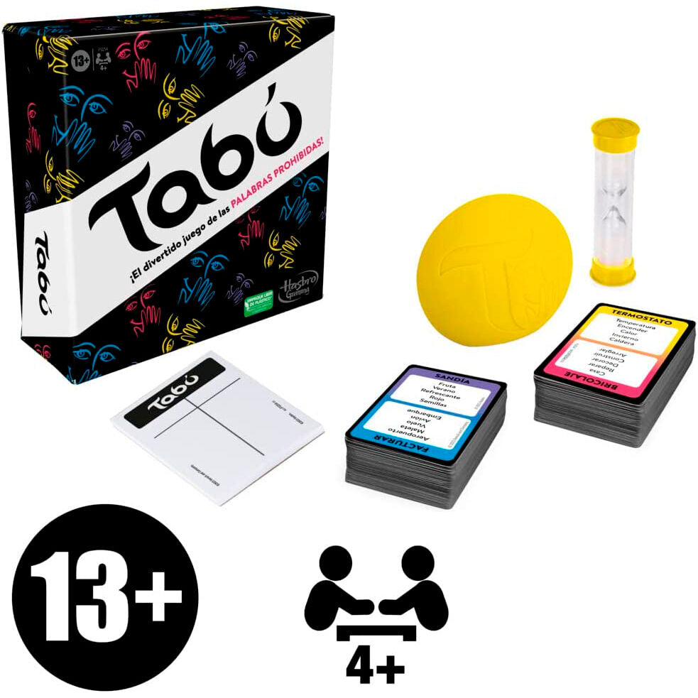 Imagen de Juego Mesa Tabu parte de nuestra colección en Espadas y más, sitio oficial.