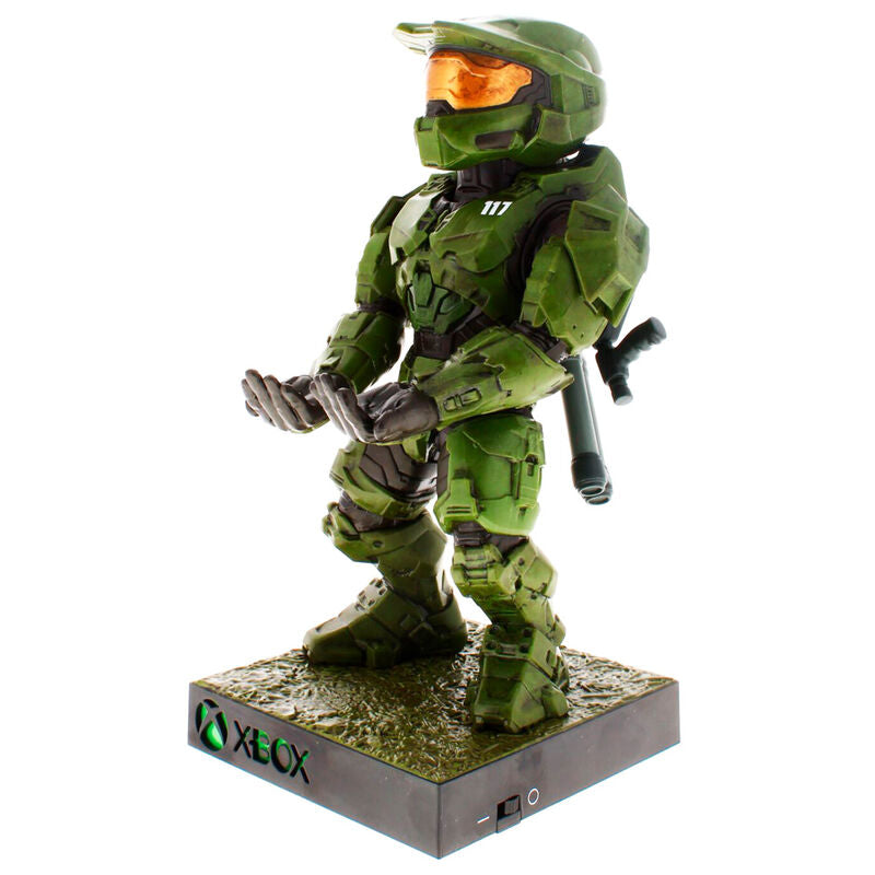 Imagen 4 de Cable Guy Soporte Sujecion Figura Master Chief Halo Infinite Con Luz 21Cm