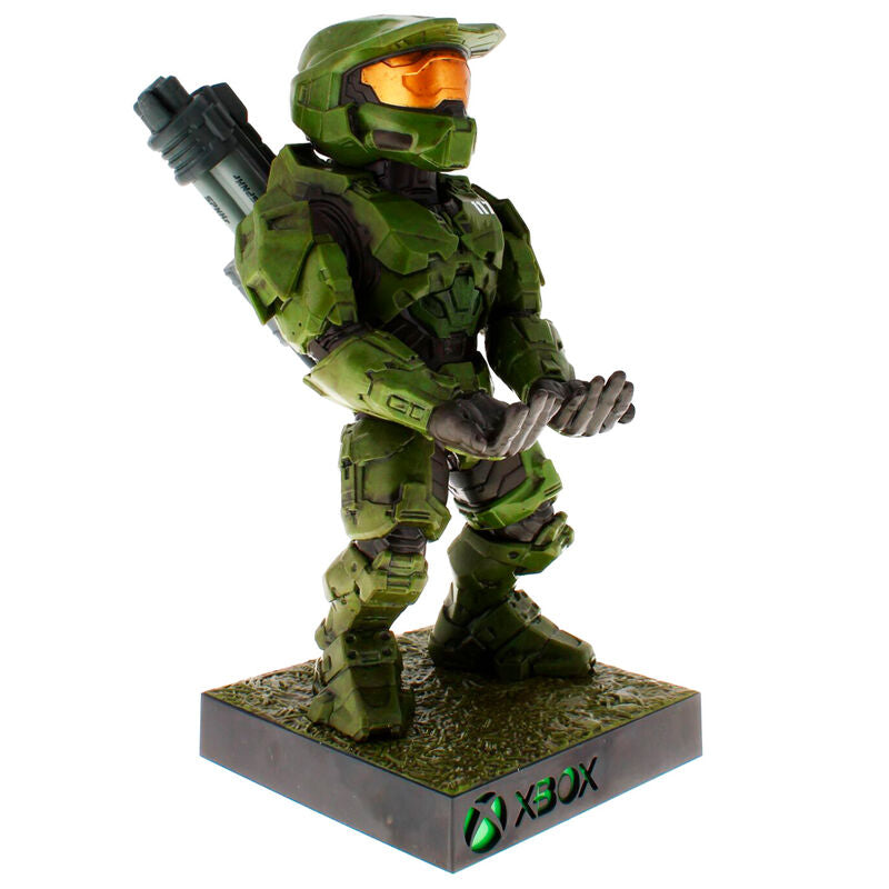 Imagen 7 de Cable Guy Soporte Sujecion Figura Master Chief Halo Infinite Con Luz 21Cm