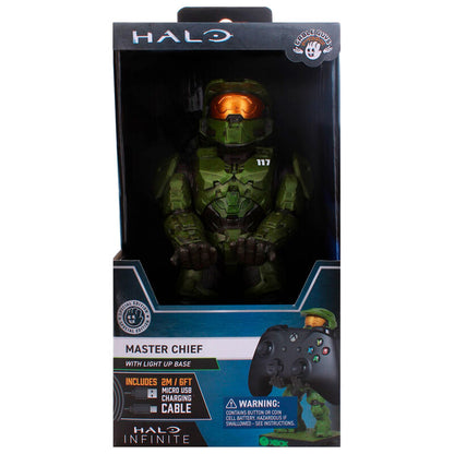 Imagen 8 de Cable Guy Soporte Sujecion Figura Master Chief Halo Infinite Con Luz 21Cm