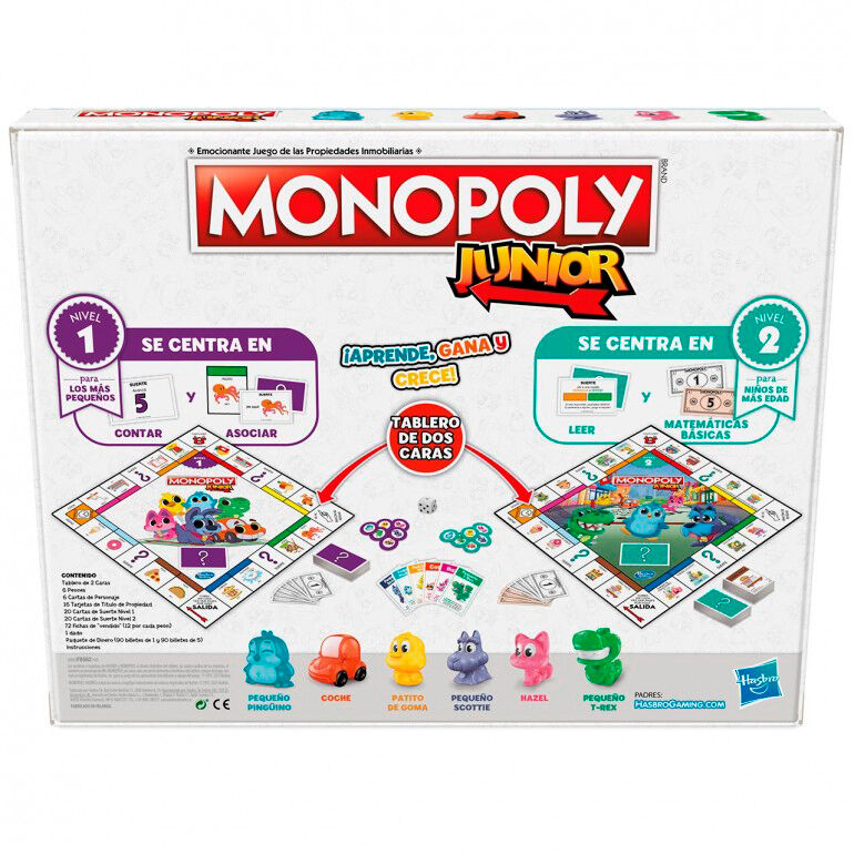 Imagen 2 de Juego Mesa Monopoly Junior