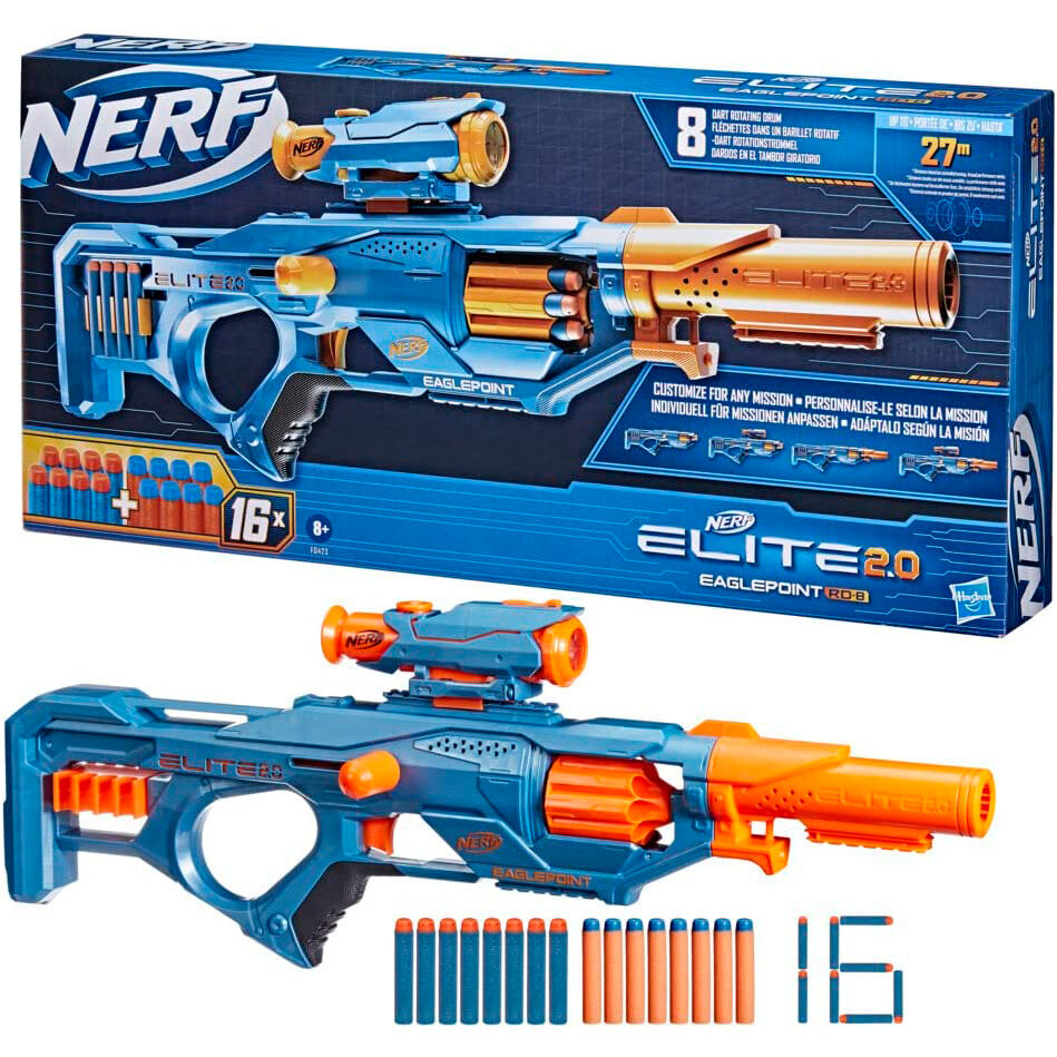 Imagen 3 de Lanzador Eaglepoint Rd-8 Elite 2.0 Nerf