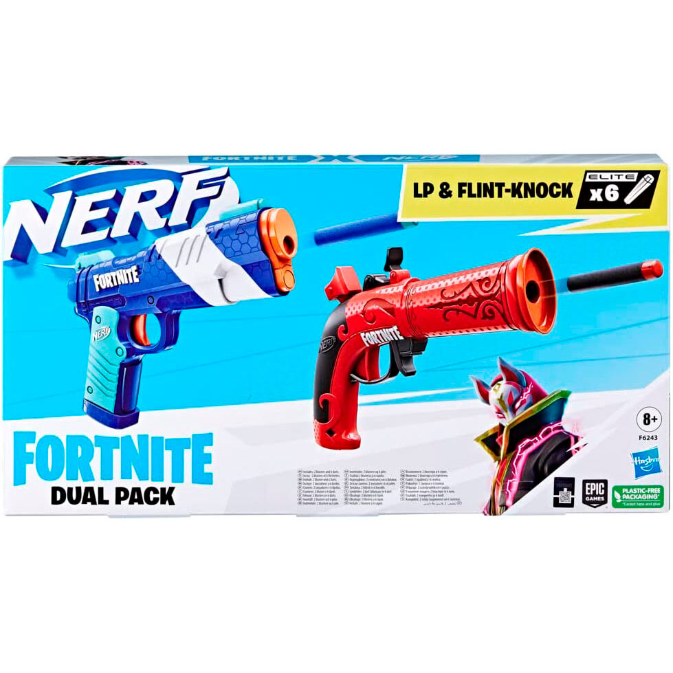 Imagen 2 de Lanzador Dual Lp & Flint-Knock Fortnite Nerf