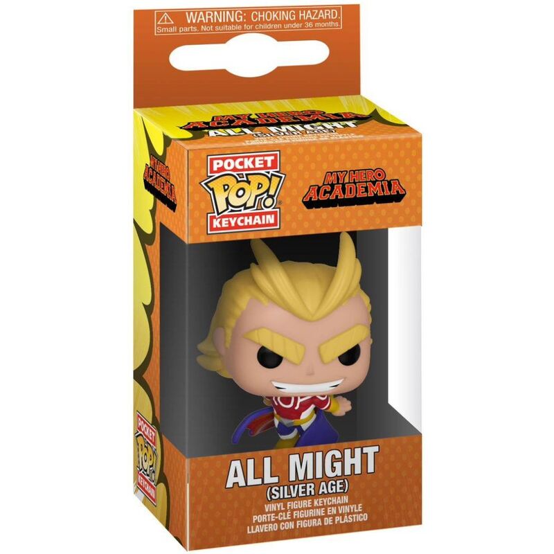 Imagen 2 de Llavero Pocket Pop My Hero Academia All Might Silver Age