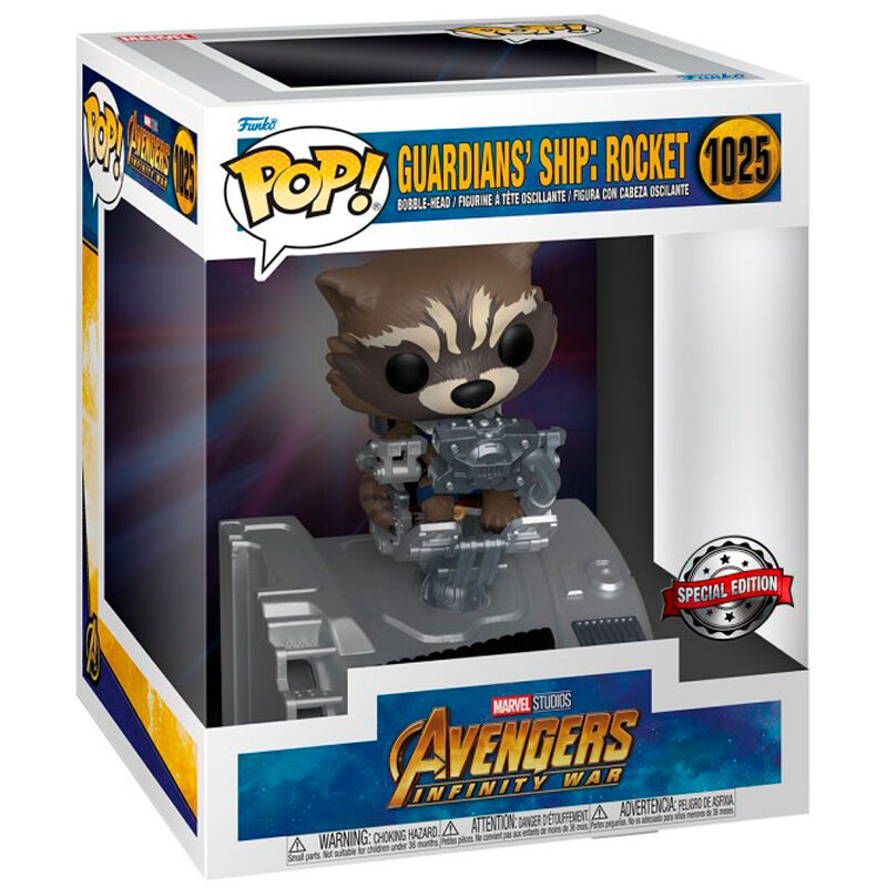 Imagen 1 de Figura Pop Deluxe Marvel Guardianes De La Galaxia Guardians Ship Rocket Exclusive