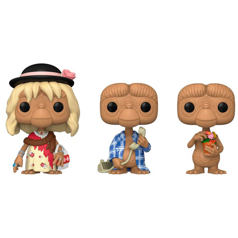 Imagen 2 de Blister 3 Figuras Pop E.T El Extraterrestre Exclusive