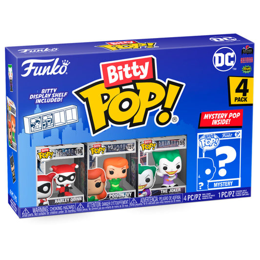 Imagen 1 de Blister 4 Figuras Bitty Pop Dc Comics Harley Quinn