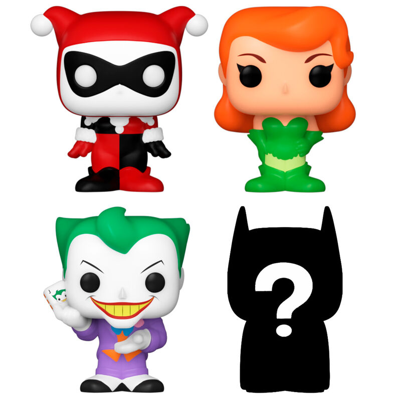 Imagen 2 de Blister 4 Figuras Bitty Pop Dc Comics Harley Quinn