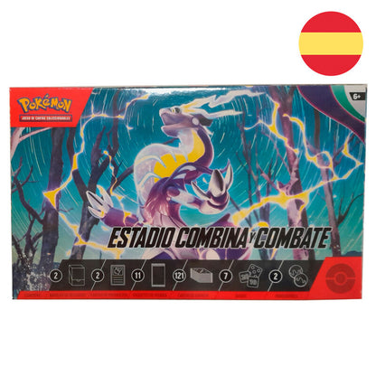 Imagen 1 de Estuche Juego Cartas Coleccionables Estadio Combina Y Combate Pokemon