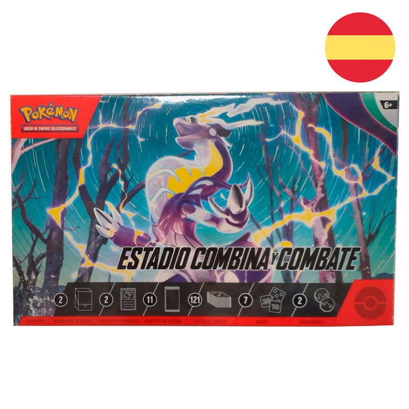 Imagen 1 - Estuche Juego Cartas Coleccionables Estadio Combina Y Combate Pokemon