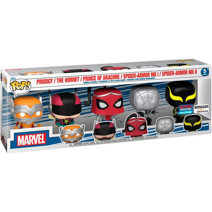 Imagen 1 de Blister 5 Figuras Pop Marvel Spiderman Exclusive