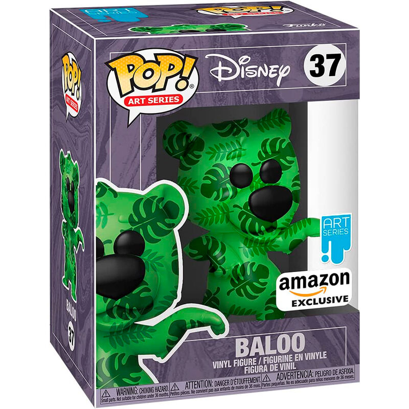 Imagen 2 de Figura Pop Arts Series Disney El Libro De La Selva Baloo Exclusive