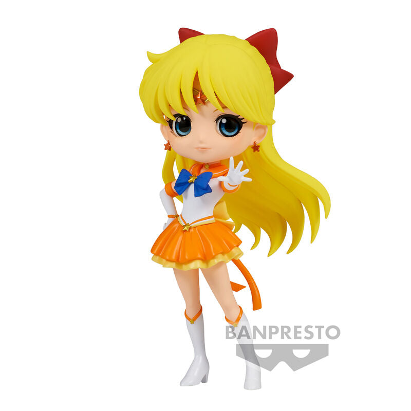 Imagen 1 - Figura Eternal Sailor Venus Ver.a Pretty Guardian Sailor Moon Cosmos The Movie Q Posket 14Cm