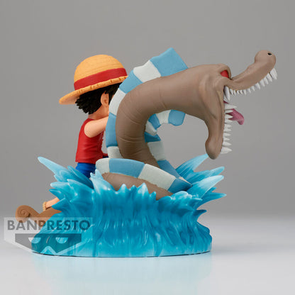 Imagen 2 de Figura Monkey D Luffy Vs Local Sea Monster Log Stories One Piece 7Cm