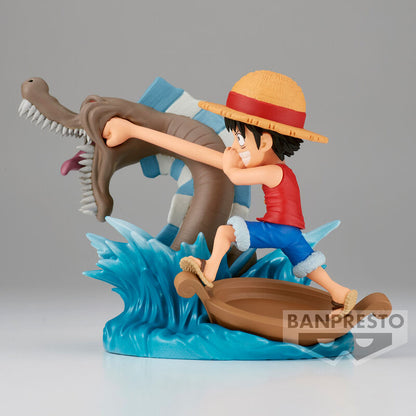 Imagen 3 de Figura Monkey D Luffy Vs Local Sea Monster Log Stories One Piece 7Cm