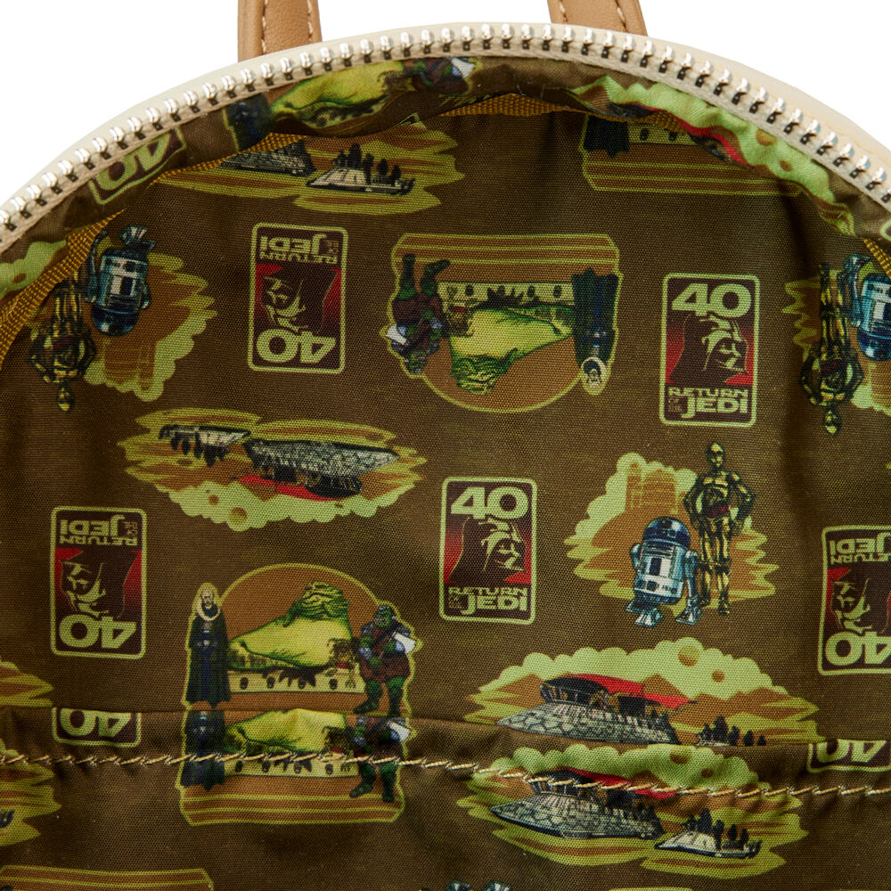 Imagen 6 de Mochila El Retorno Del Jedi El Palacio De Jabba Star Wars Loungefly 26Cm