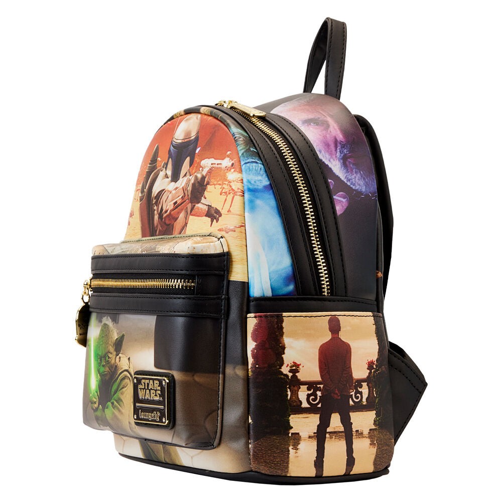 Imagen 4 de Mochila El Ataque De Los Clones Episode Ii Star Wars Loungefly 26Cm