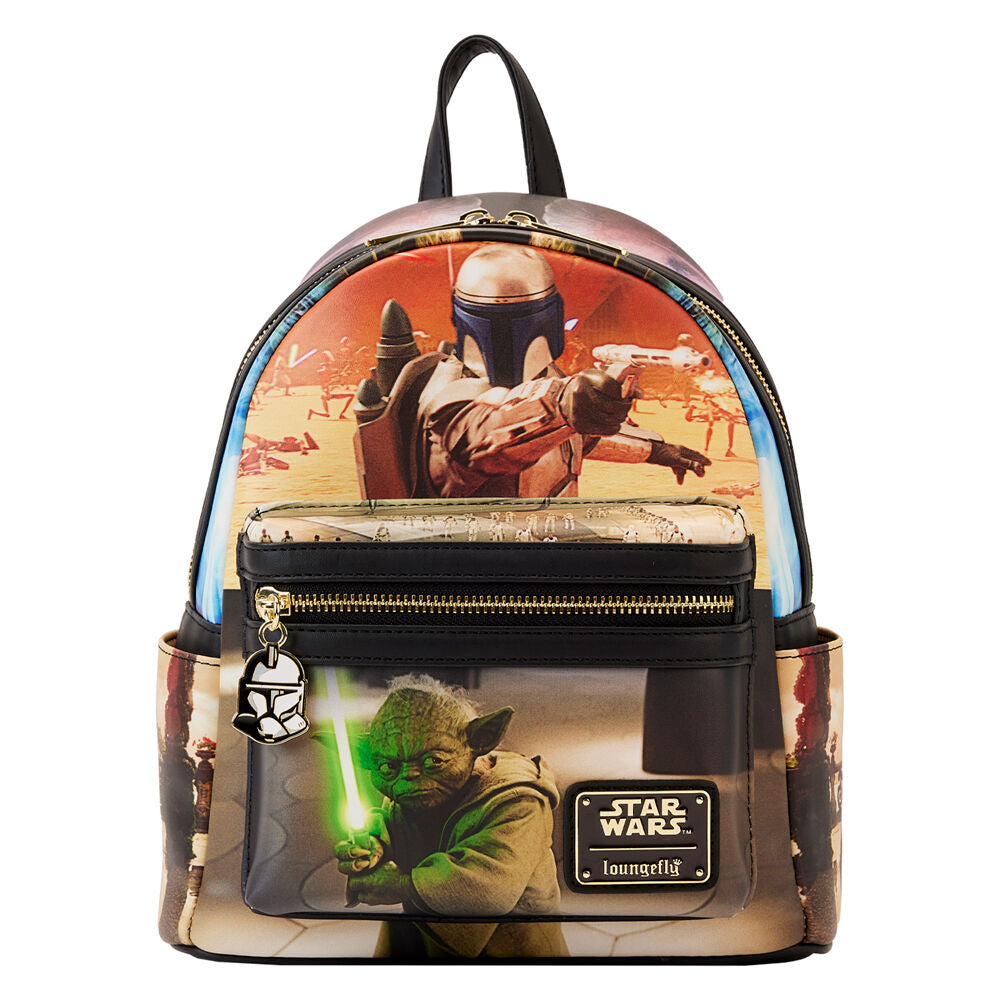 Imagen 5 de Mochila El Ataque De Los Clones Episode Ii Star Wars Loungefly 26Cm