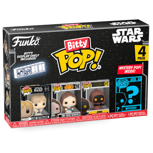 Imagen 1 de Blister 4 Figuras Bitty Pop Star Wars Luke