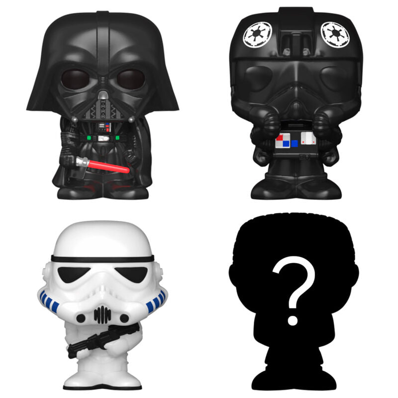 Imagen 2 de Blister 4 Figuras Bitty Pop Star Wars Darth Vader