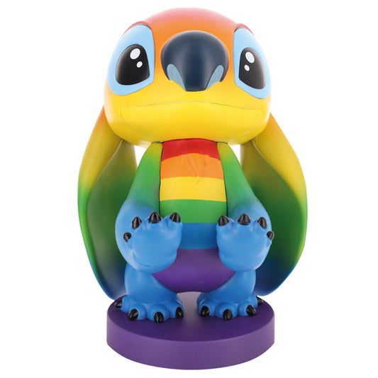 Imagen 1 de Cable Guy Soporte Sujecion Figura Rainbow Stitch Disney 20Cm