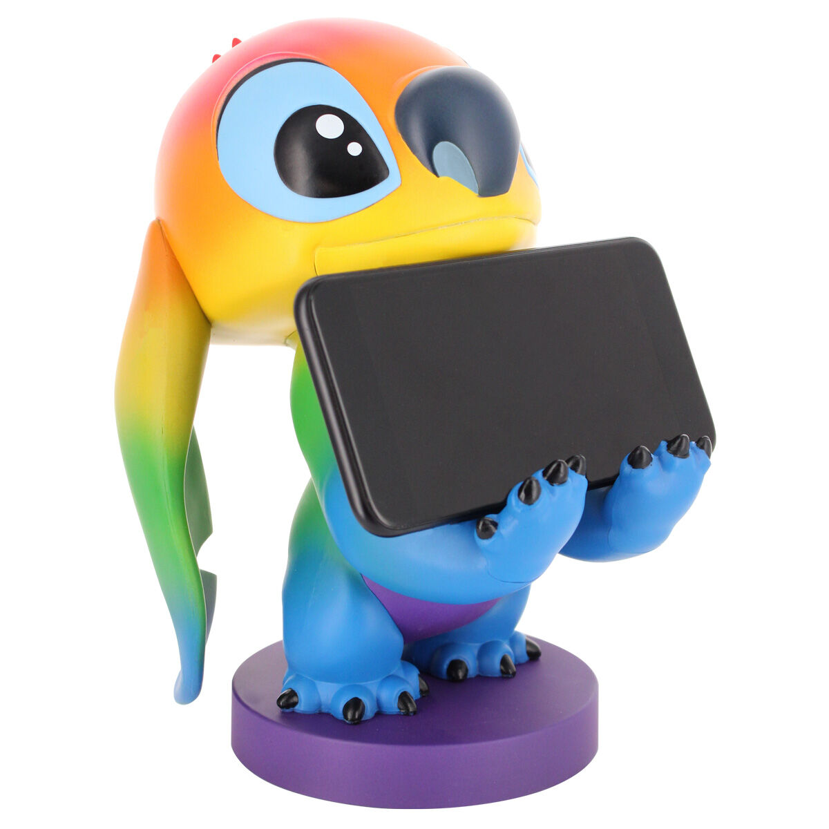 Imagen 12 de Cable Guy Soporte Sujecion Figura Rainbow Stitch Disney 20Cm