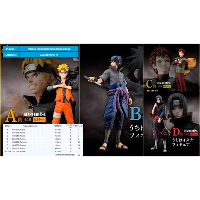 Imagen 1 de Pack Ichiban Kuji Shinobi No Kizuna Naruto Shippuden