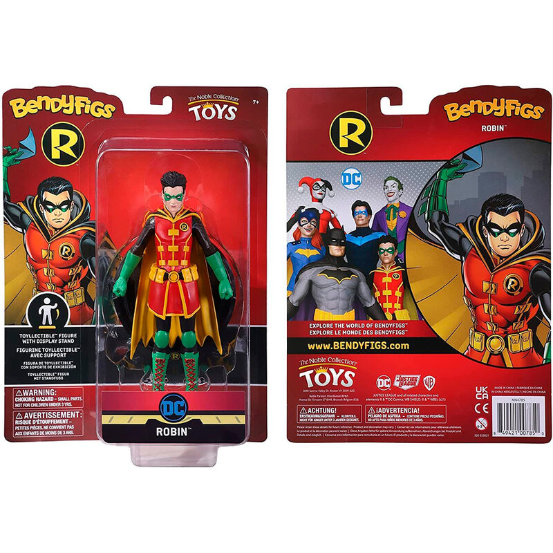 Imagen 1 de Figura Maleable Bendyfigs Robin Dc Comics 19Cm