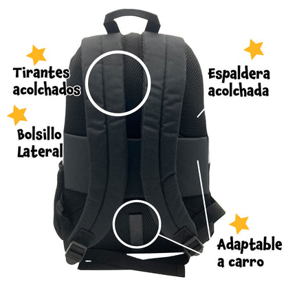 Imagen 3 de Mochila Sasuke Uchiha Naruto Shippuden 44Cm Adaptable