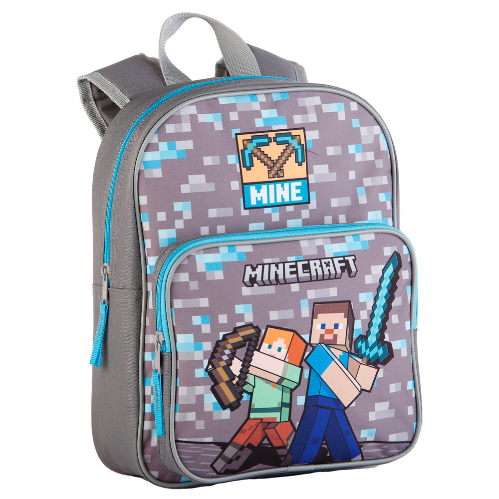 Imagen 3 de Mochila Mine Minecraft 30Cm