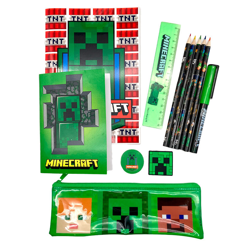 Imagen 1 de Blister Papeleria Minecraft