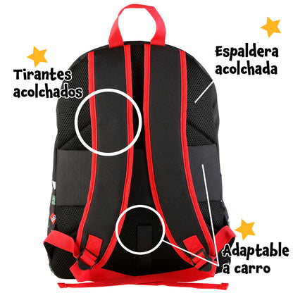 Imagen 5 de Mochila Tnt Minecraft 42Cm Adaptable