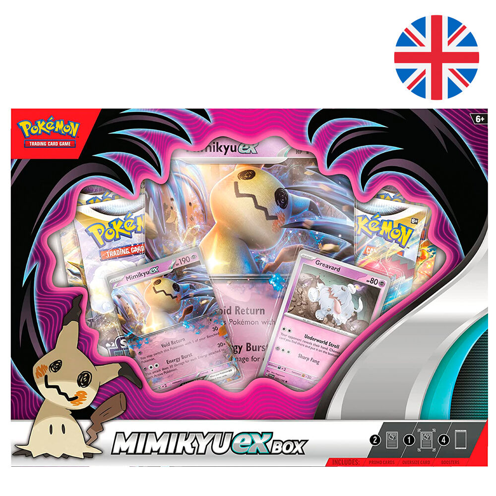 Imagen 1 - Blister Juego Cartas Coleccionables Mimikyu Ex Pokemon Ingles