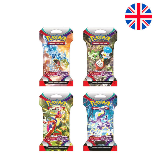 Imagen de Sobre juego cartas coleccionable Scarlet & Violet Pokemon ingles surtido Facilitada por Espadas y más