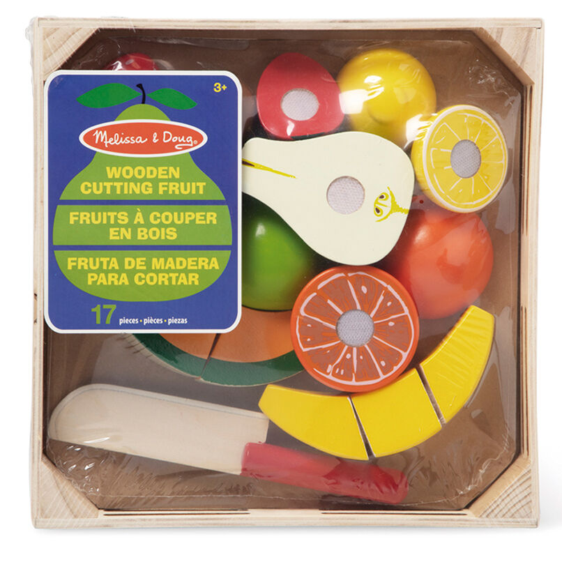 Imagen 2 de Set Frutas Para Cortar Madera 17Pzs