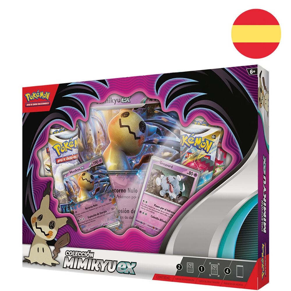 Imagen 1 - Blister Juego Cartas Coleccionables Mimikyu Ex Pokemon Español