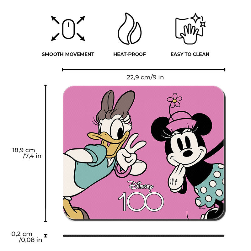 Imagen 2 de Alfombrilla Raton Minnie & Daisy 100Th Anniversary Disney