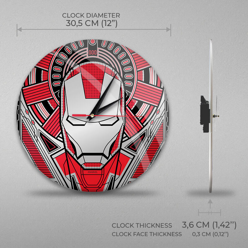 Imagen 2 de Reloj Pared Iron Man Marvel